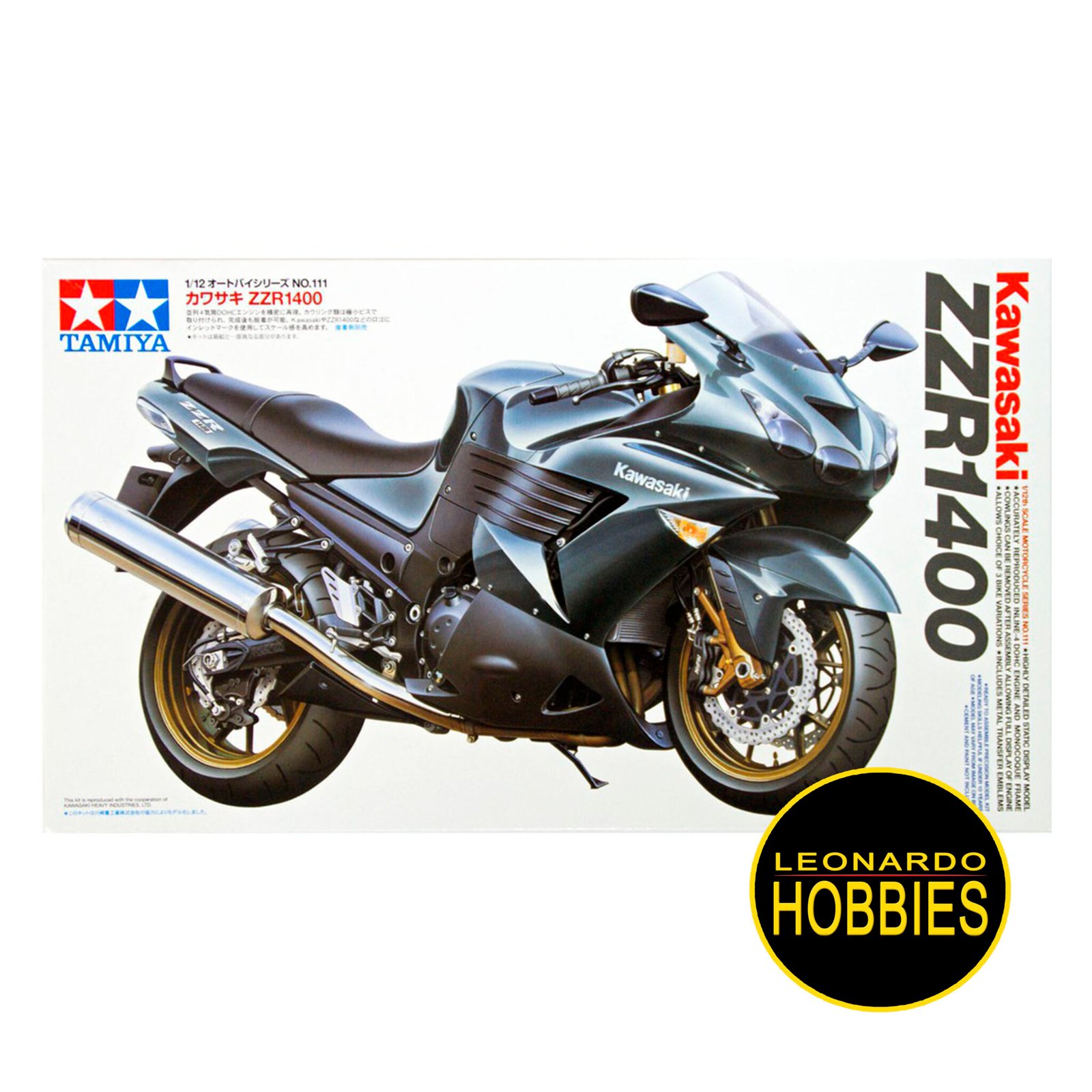 Kawasaki ZZR1400 Escala 1/12 Tamiya 14111
