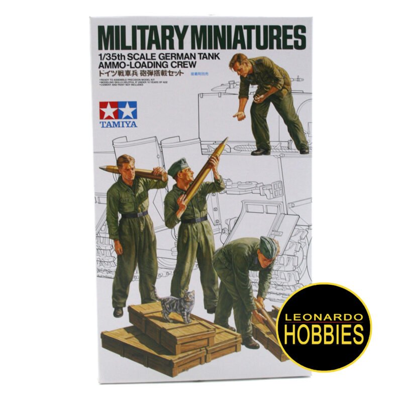 German Tank Ammo-Loading Crew Set Escala 1/35 Tamiya 35188