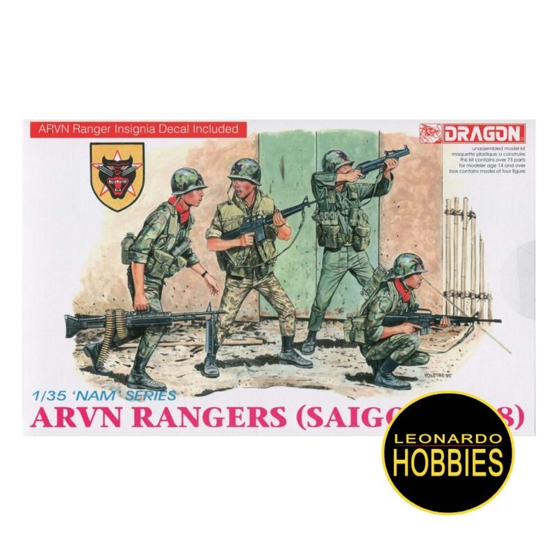 ARVN Rangers Saigon 1968 Escala 1/35 Dragon 3314