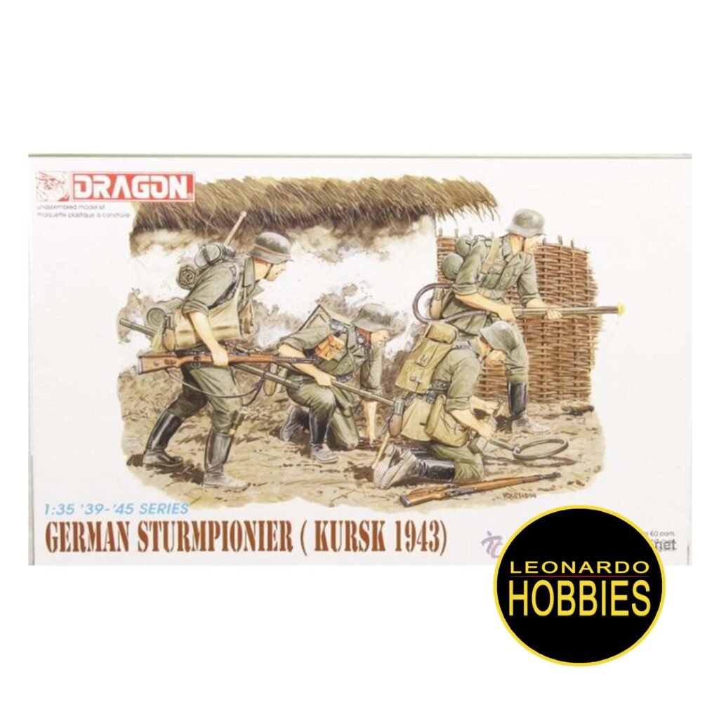 Zvezda 3613 – German Sturmpioniere WWII – Modellino In Plastica Scala 1/35 – Kit Di Montaggio Per Collezionisti – Multicolore, ZS3613