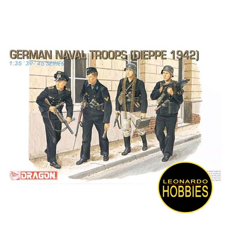 German Naval Troops Dieppe 1942 Escala 1/35 Dragon 6087