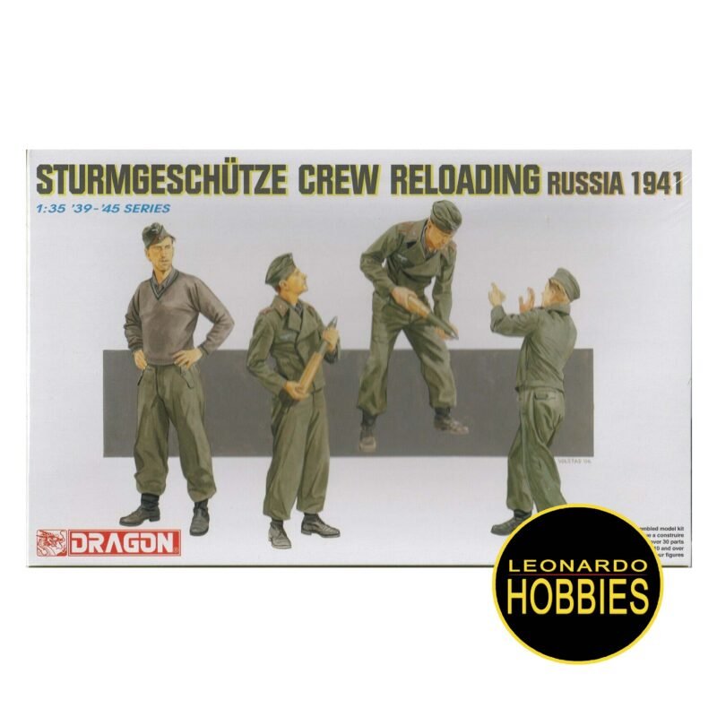 Sturmgeschutze Crew Reloading (Russia 1941) Escala 1/35 Dragon 6192