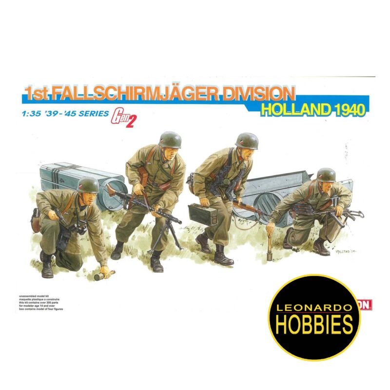 1st Fallschirmjäger Division (Holland, 1940) (Gen2) Escala 1/35 Dragon 6276