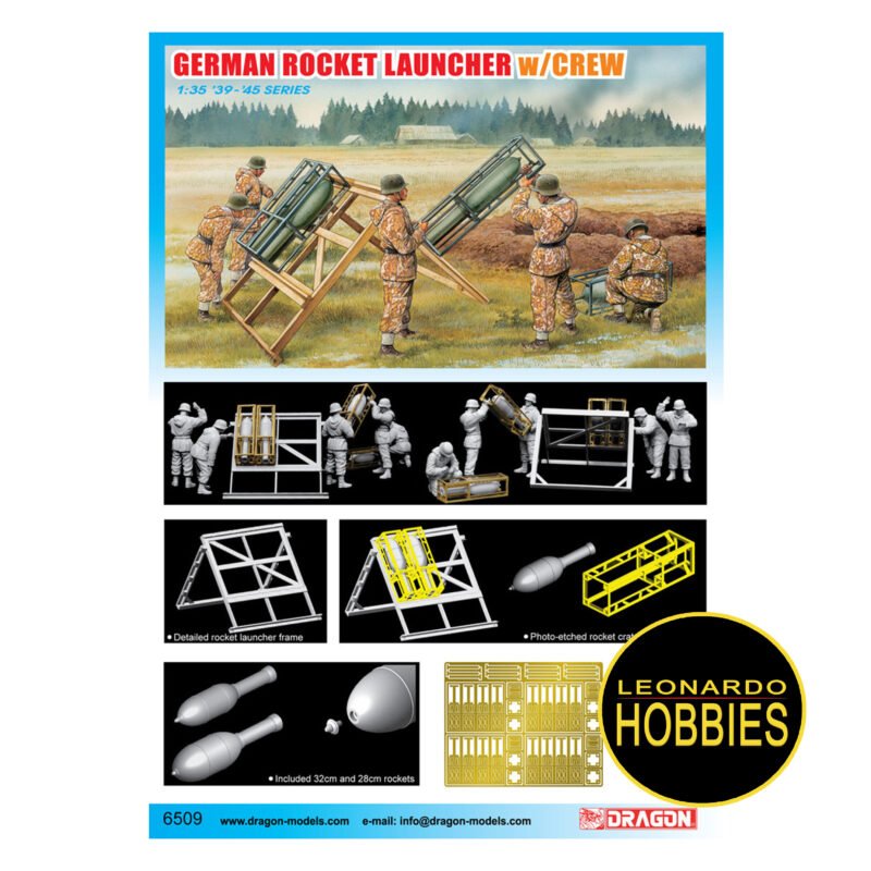 Rocket Launcher w/Crew Escala 1/35 Dragon 6509 - Imagen 2