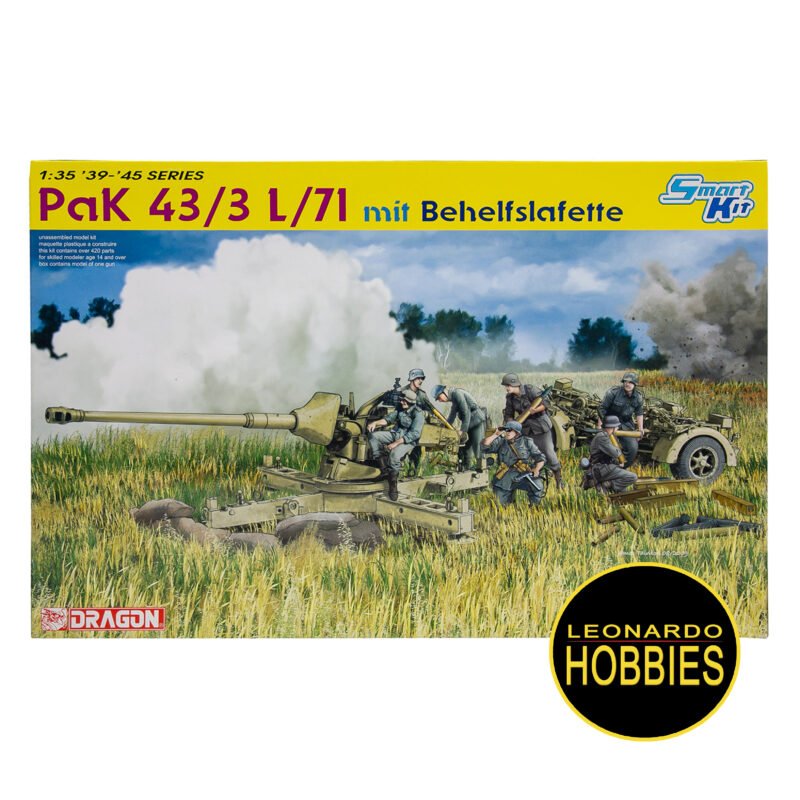 PaK 43/3 L/71 mit Behelfslafette Escala 1/35 Dragon 6522