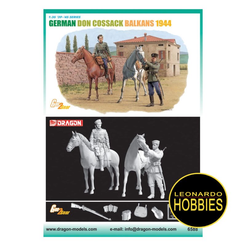 German Don Cossack (Balkans 1944) Escala 1/35 Dragon 6588 - Imagen 2