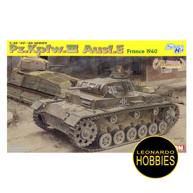 German PzKpfw III Ausf.E (France 1940) Escala 1/35 Dragon 6631