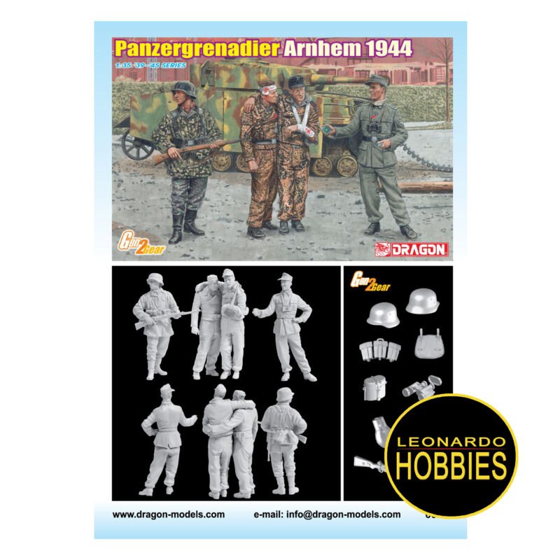 Panzergrenadiers Arnhem 1944 Escala 1/35 Dragon 6648 - Imagen 2