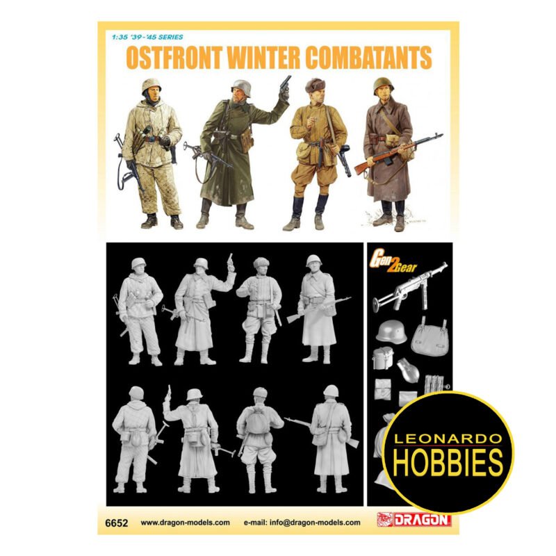 Ostfront Winter Combatants Escala 1/35 Dragon 6652 - Imagen 2