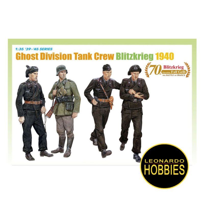 Ghost Division Tank Crew Blitzkrieg 1940 Escala 1/35 Dragon 6654