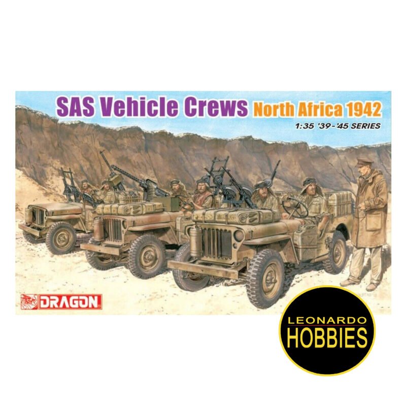 SAS Vehicle Crews North Africa 1942 Escala 1/35 Dragon 6682