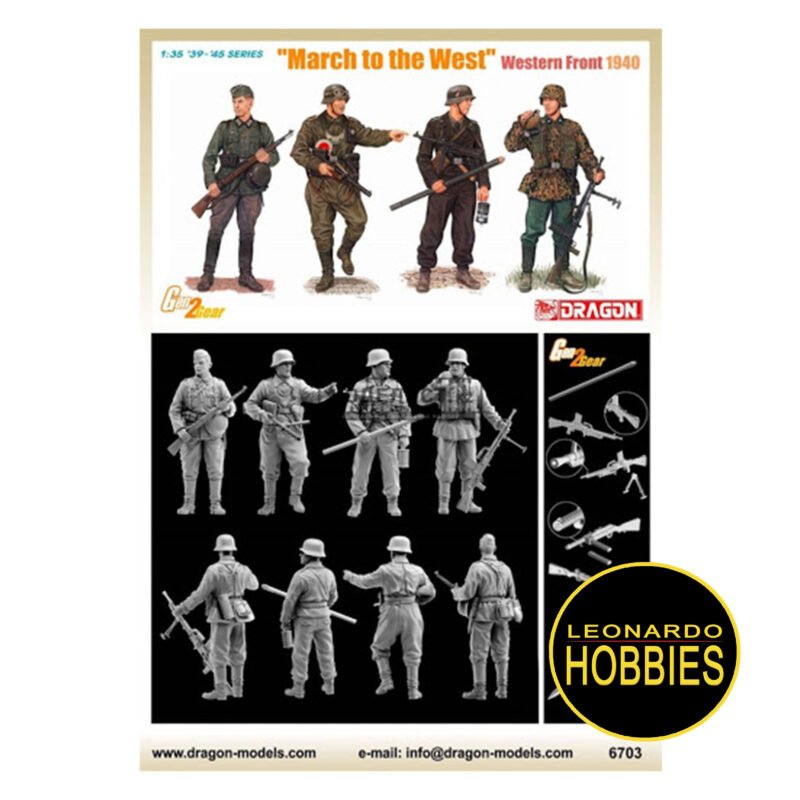 March to the West Western Front 1940 Escala 1/35 Dragon 6703 - Imagen 2