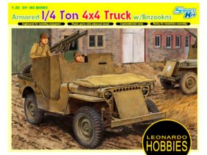 Armored 1/4 Ton 4X4 Truck w/Bazookas (Smart Kit) Escala 1/35 Dragon 6748