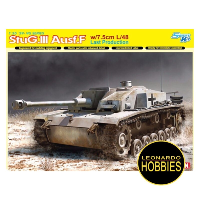 StuG.III Ausf.F w/7.5cm L/48 Last production (Smart Kit) Escala 1/35 Dragon 6756