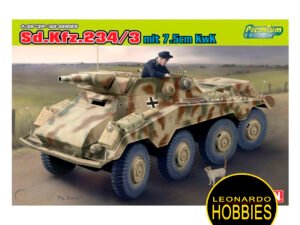 Sd.Kfz.234/3 mit 7.5cm KwK (Premiun Edition) Escala 1/35 Dragon 6786