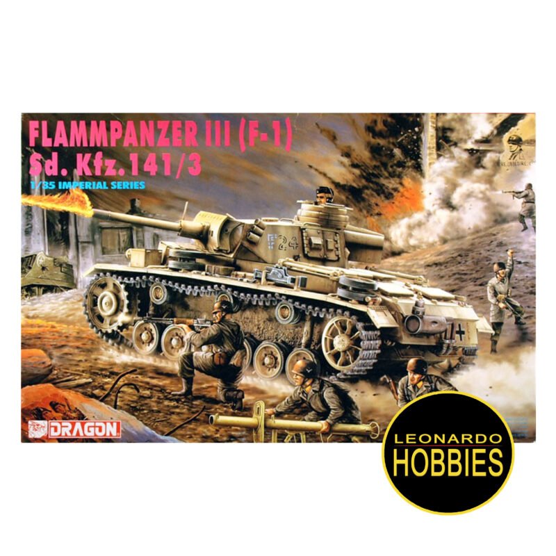 Flammpanzer III (F1) Sd.Kfz 141 Escala 1/35 Dragon 9017