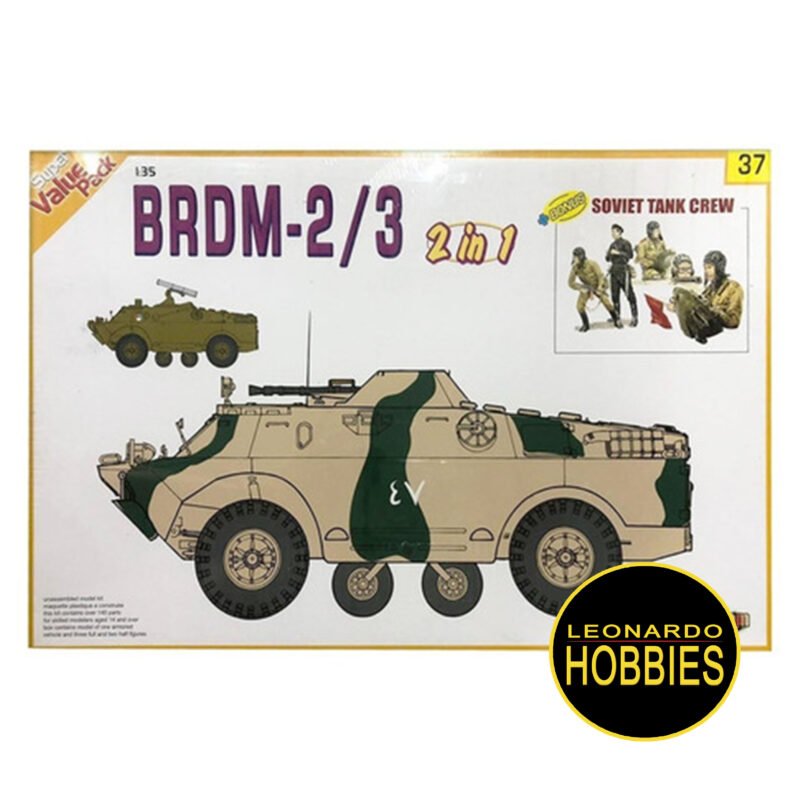 BRDM-2/3 + Soviet Tank Crew Escala 1/35 Dragon 9137