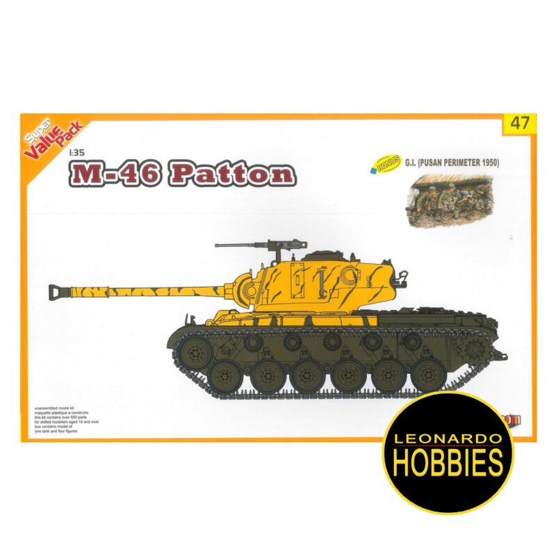 M46 Patton + G.I (Pusan Perimeter 1950) Escala 1/35 Dragon 9147