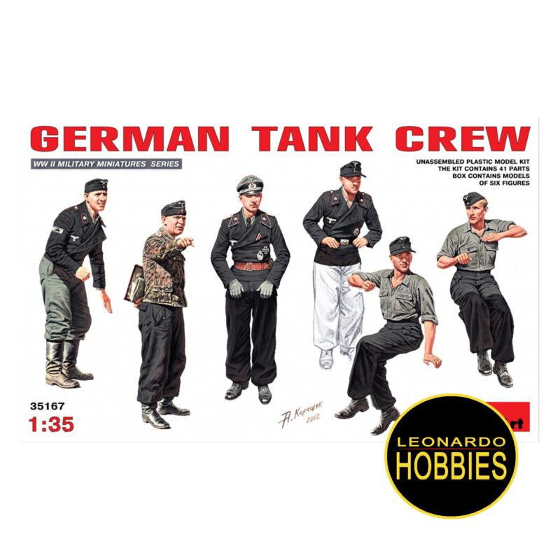 German Tank Crew Escala 1/35 Miniart 35167
