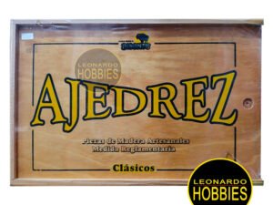 Piezas de Madera Artesanales de Ajedrez Bisonte 9806