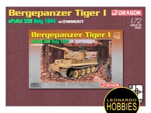 Bergepanzer Tiger I w/Zimmerit (sPz.Abt. 508 Italy 1944) Escala 1/72 Dragon 7210