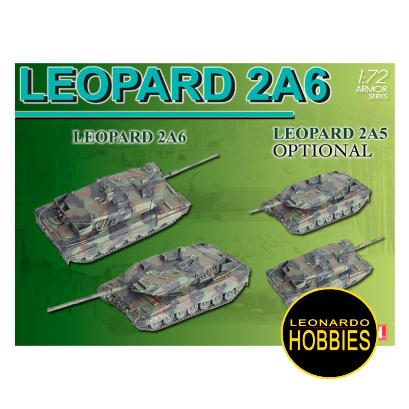 Leopard 2A6 Escala 1/72 Dragon 7232 - Imagen 2
