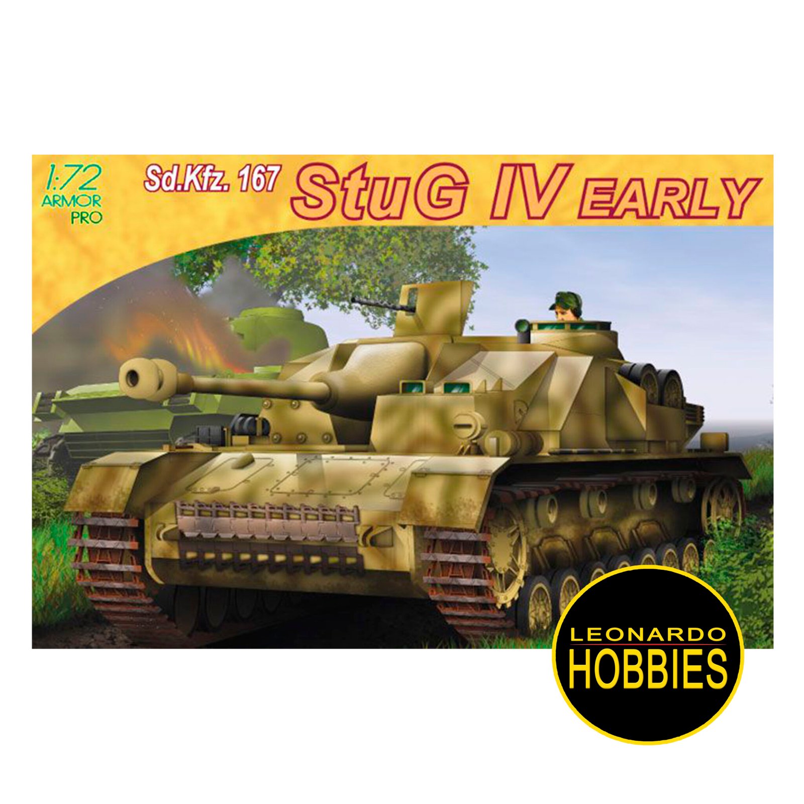 Sd.Kfz.167 StuG.IV Early Production Escala 1/72 Dragon 7235