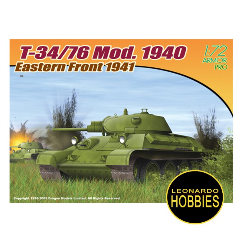 T-34/76 Mod.1940 (Eastern Front 1941) Escala 1/72 Dragon 7258