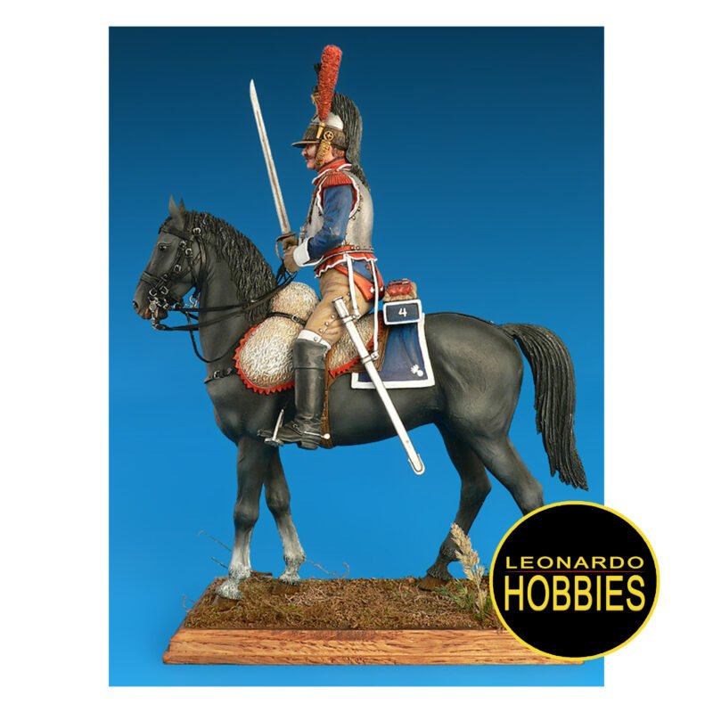 French Cuirassier Napoleonic Wars Escala 1/16 Miniart 16015 - Imagen 2