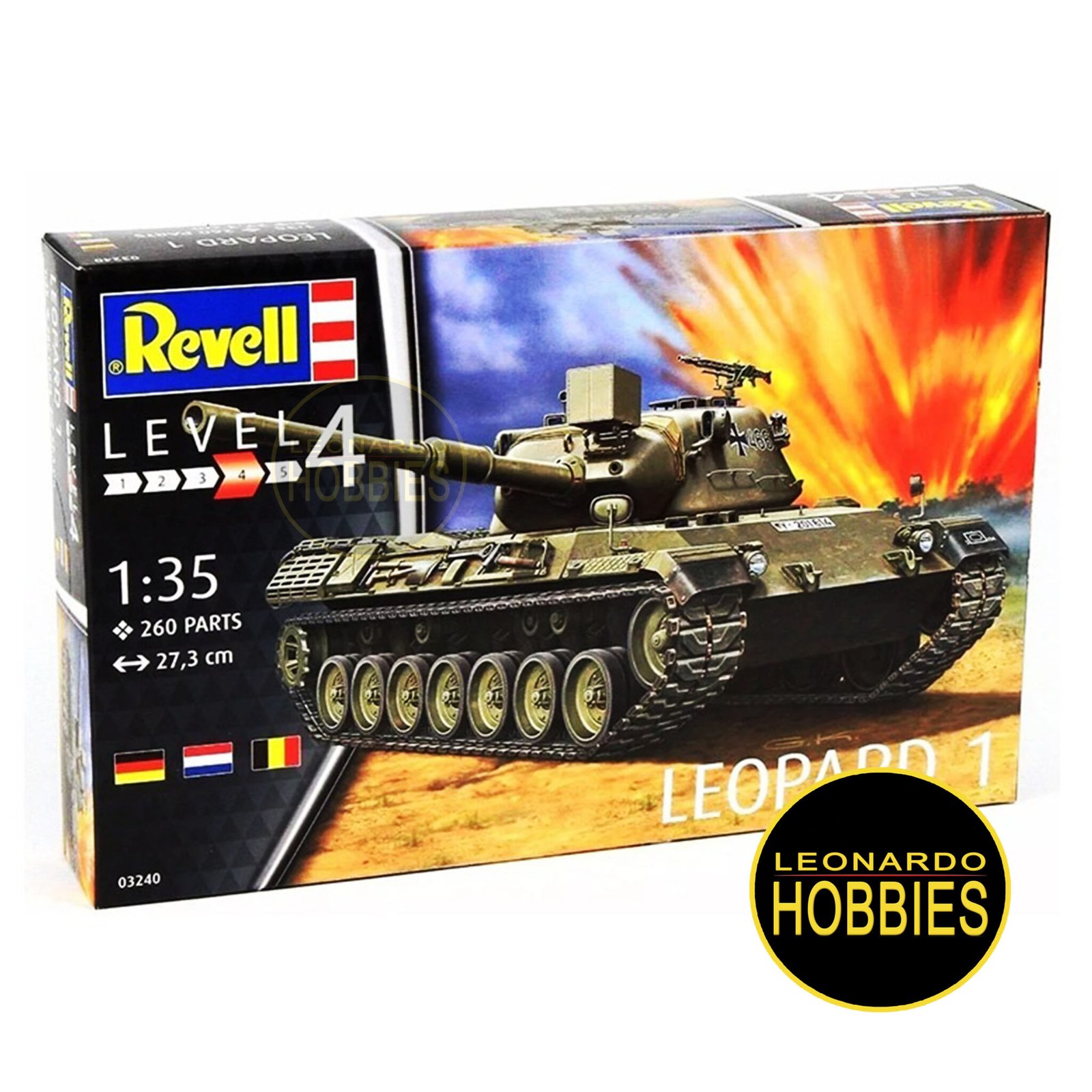 Leopard 1 Escala 1/35 Revell 3240 – Leonardo Hobbies