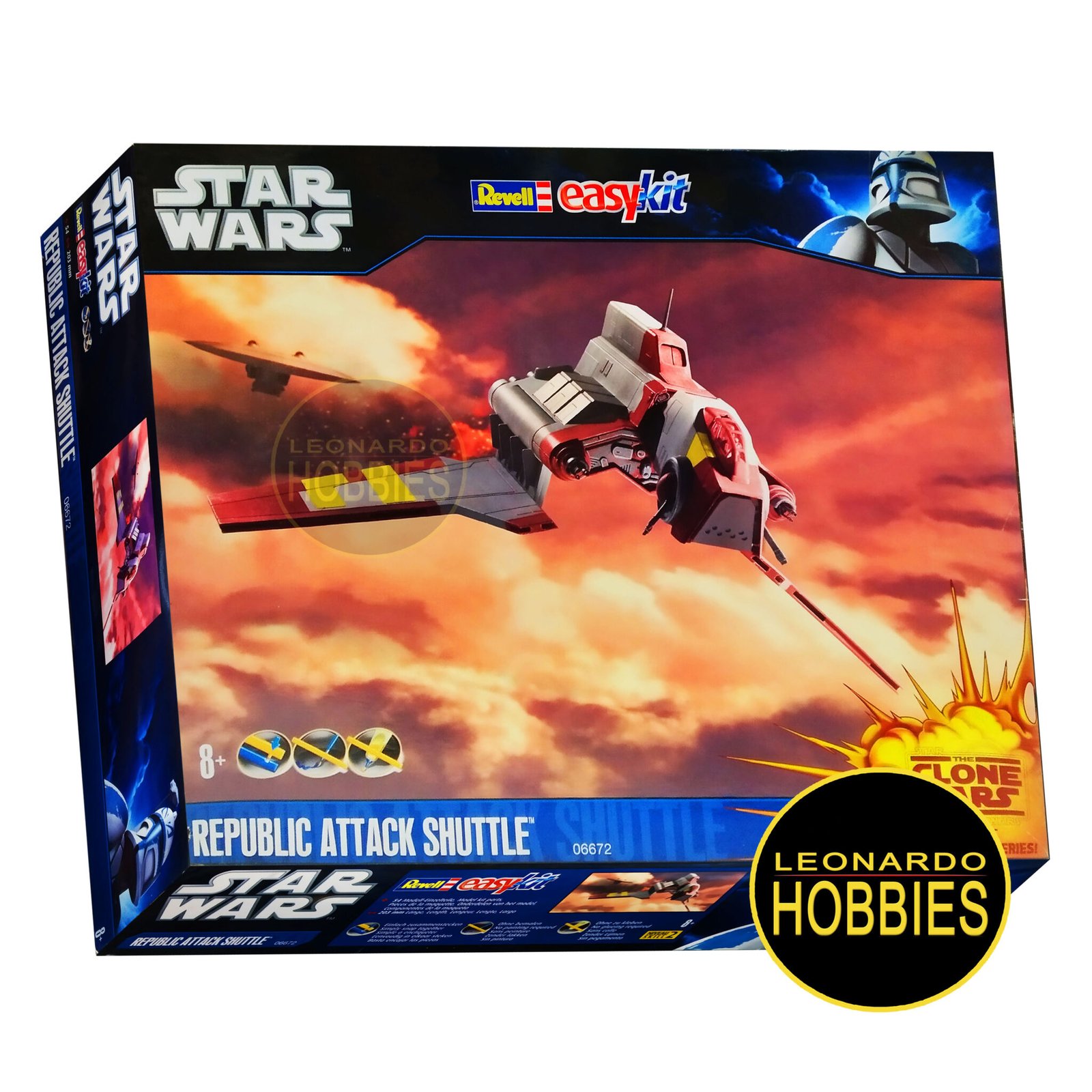 Republic Attack Shuttle Star Wars Easy Kit Revell 6672