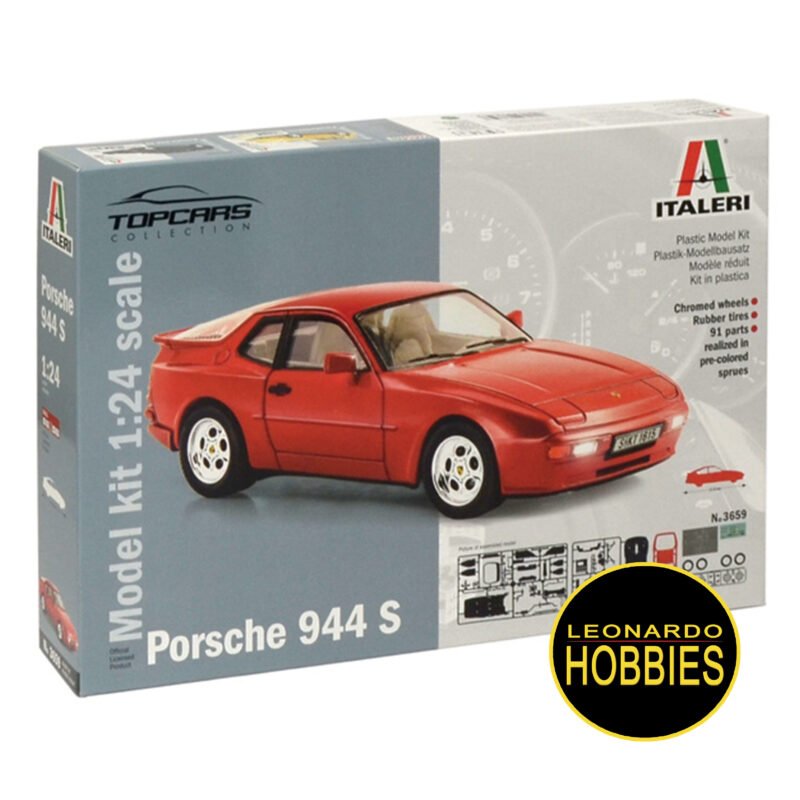 Porsche 944 S Escala 1/24 Italeri 3659