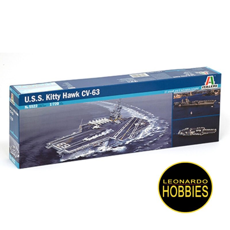USS Kitty Hawk CV-63 Escala 1/720 Italeri 5522