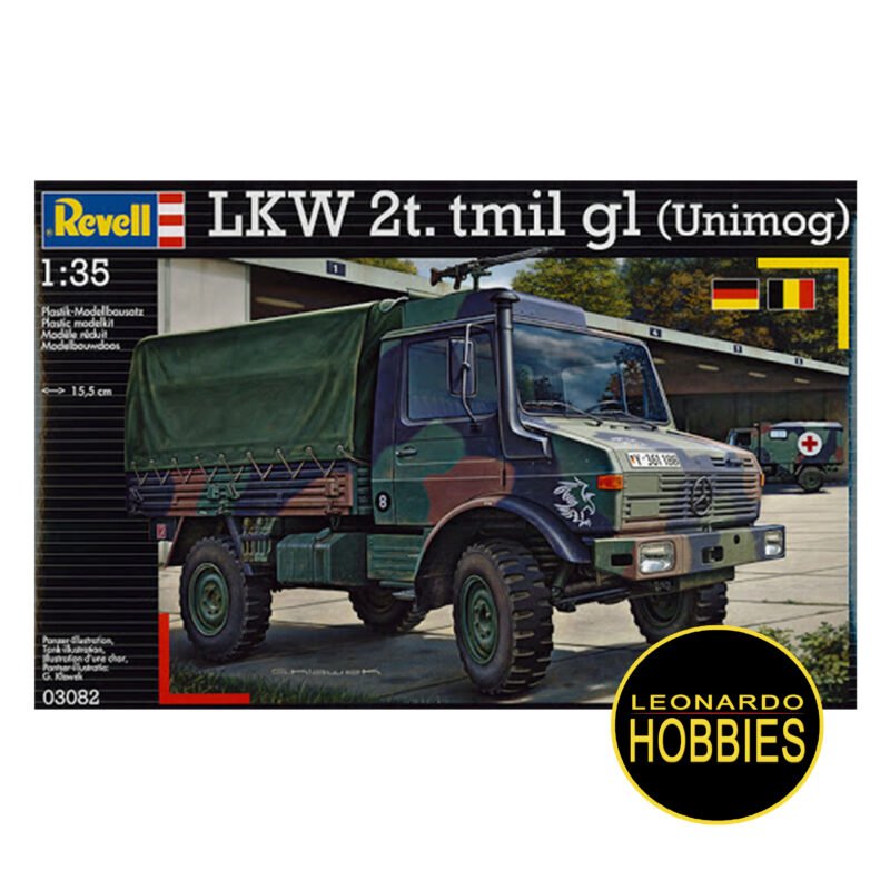 LKW 2t. tmil gl (Unimog) Escala 1/35 Revell 3082