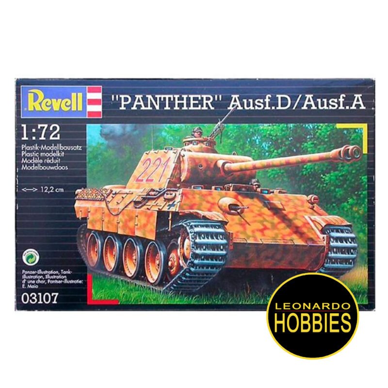 Panther Ausf D/Ausf A Escala 1/72 Revell 3107