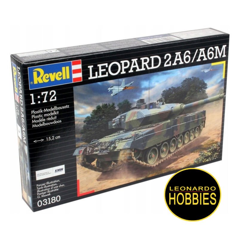Leopard 2A6/A6M Escala 1/72 Revell 3180
