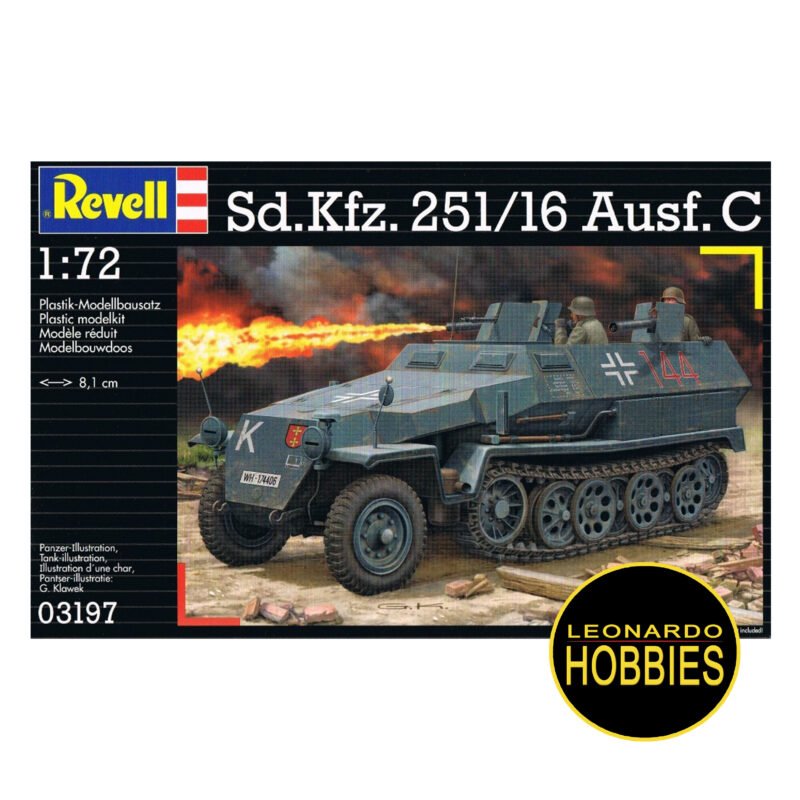 Sd.kfz 251/16 Ausf. C Escala 1/72 Revell 3197