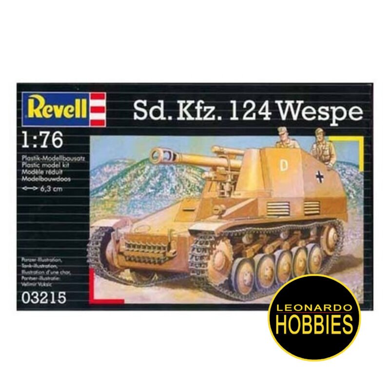 Sd.Kfz. 124 Wespe Escala 1/76 Revell 3215