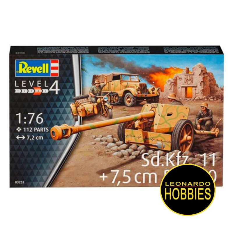 Sd.Kfz. 11 + Pak 40 Escala 1/76 Revell 3252