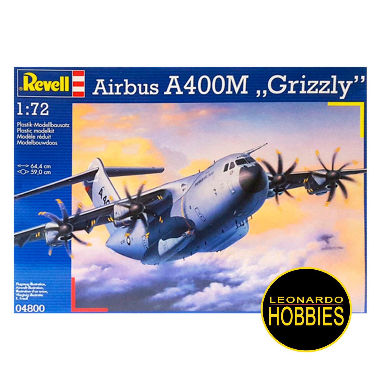 Airbus A400M Grizzly Escala 1/72 Revell 04800