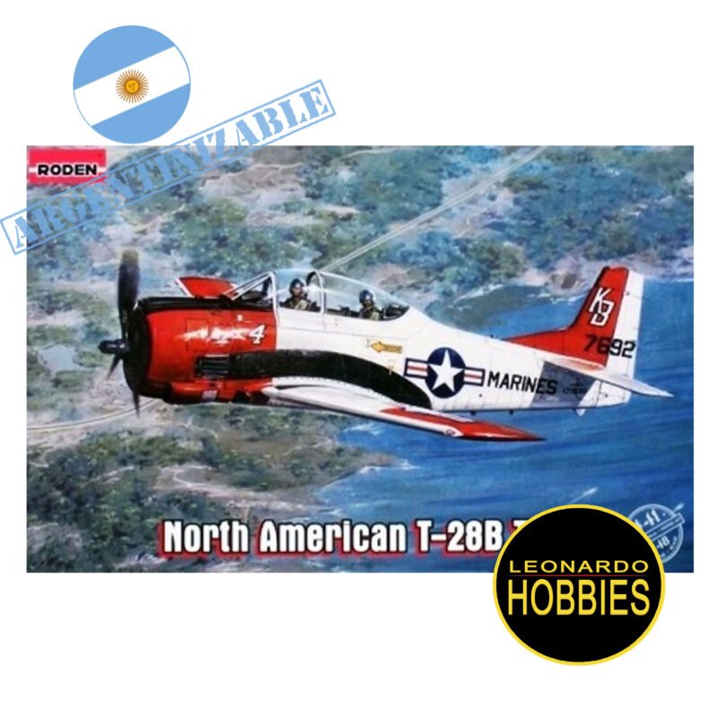 North American T-28B Trojan Escala 1/48 Roden 441