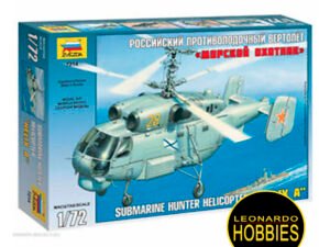 Kamov Ka-27 Submarine Hunter Escala 1/72 Zvezda 7214