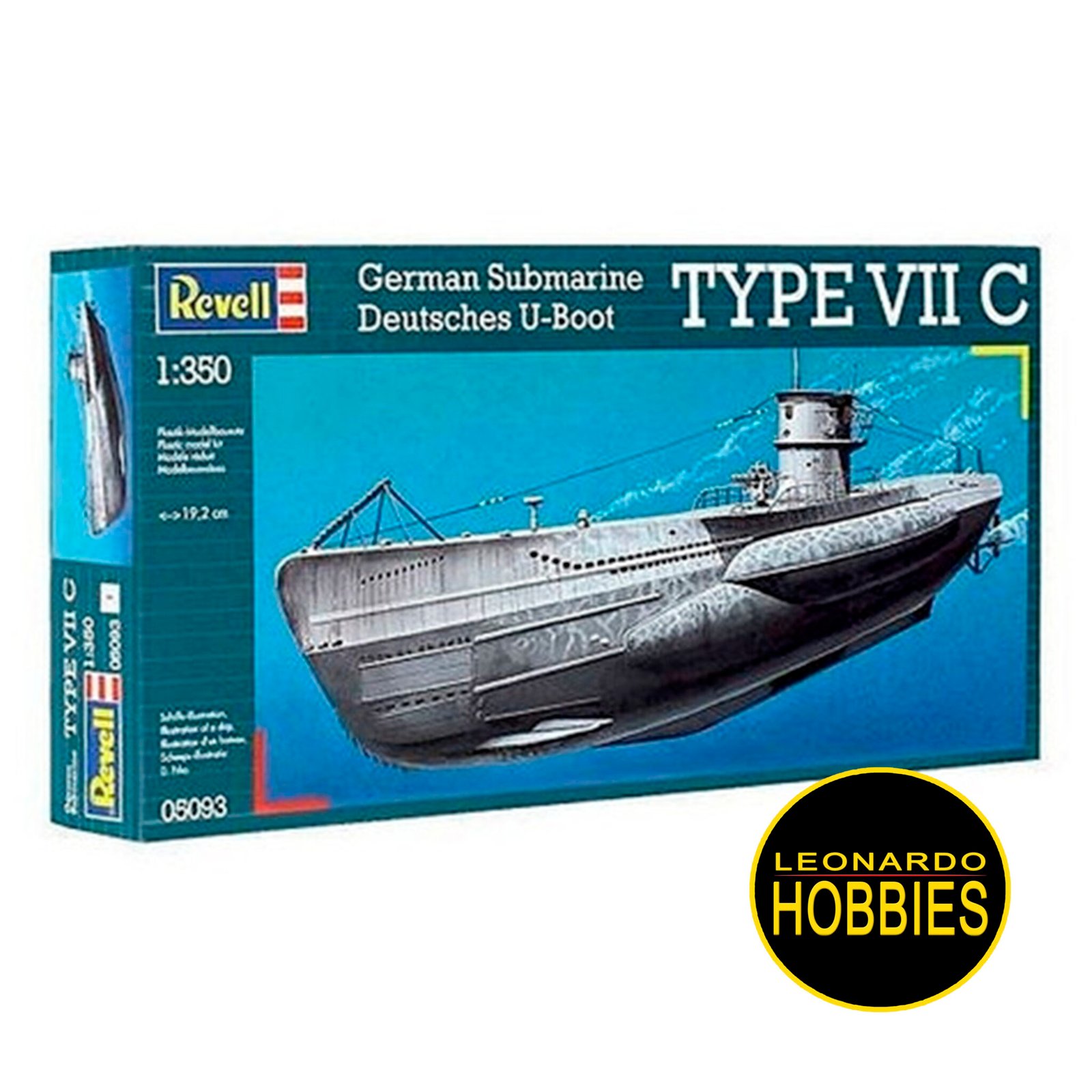 German Submarine Type VII C Escala 1/350 Revell 5093 – Leonardo Hobbies