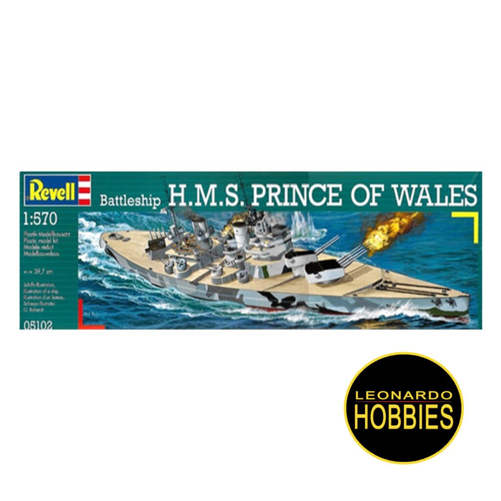 Hms prince of wales escala 1 570 revell 5102 leonardo hobbies