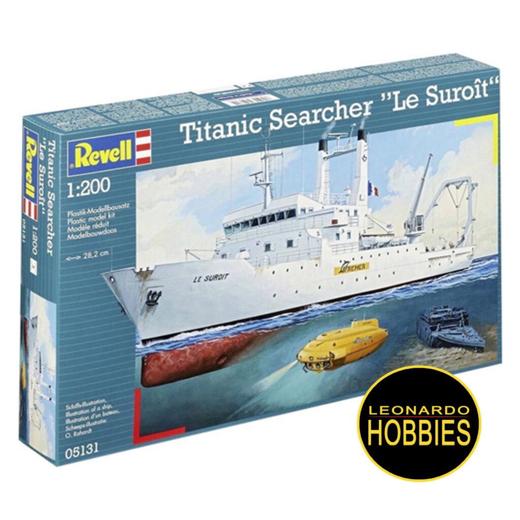 HELLER 80615 MAQUETTE TITANIC SEARCHER (LE SUROIT) 1/200