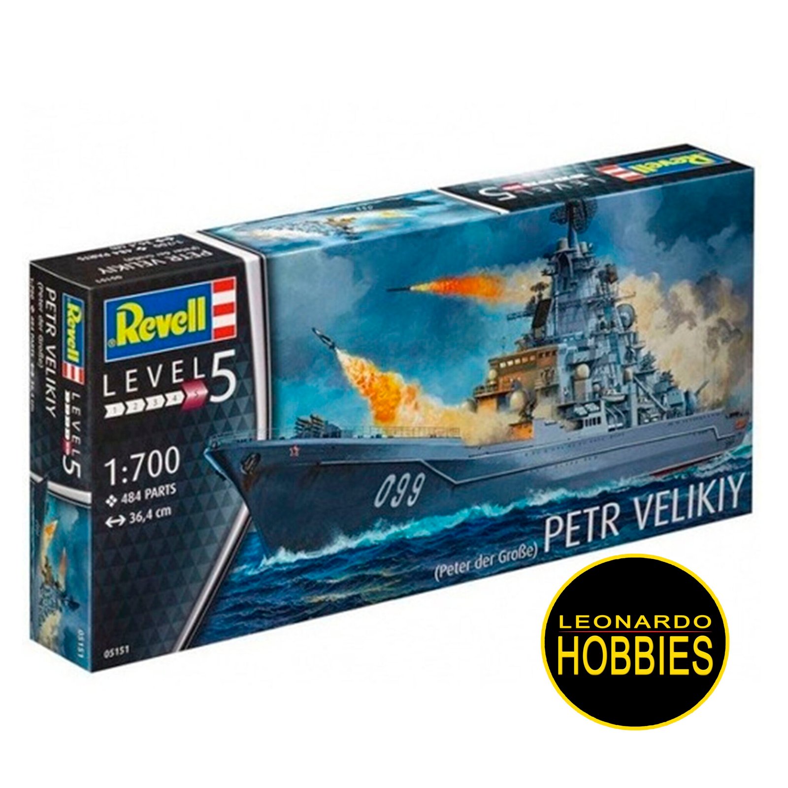 Russian Battlecruiser Petr Velikiy Escala 1/700 Revell 5151 – Leonardo  Hobbies