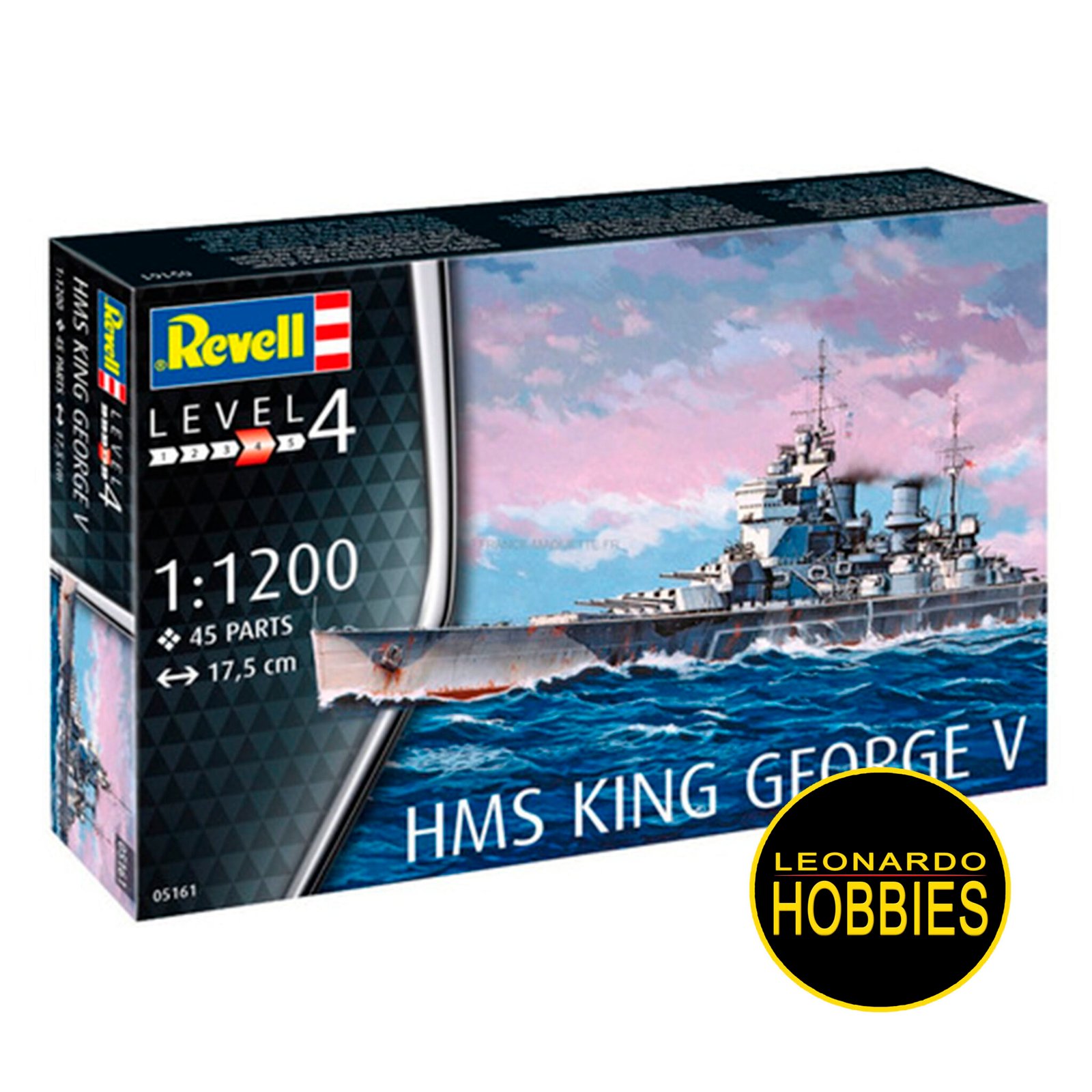 HMS King George V Escala 1/1200 Revell 5161 – Leonardo Hobbies