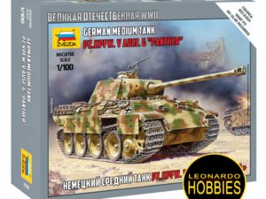 Pz.Kpfw. V Panther Ausf. G Escala 1/100 Zvezda 6196