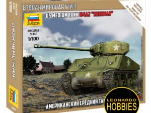 Sherman M4A2 Escala 1/100 Zvezda 6263