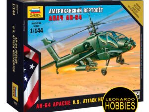 AH-64A Apache Escala 1/144 Zvezda 7408